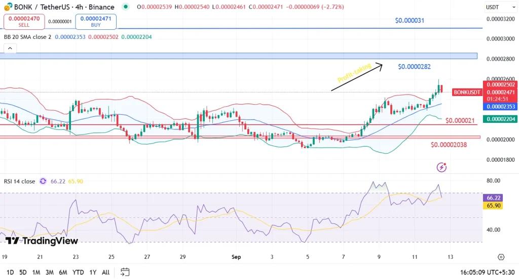 The Buyback Demand Drives BONK Price Up by 22% in 2 Days